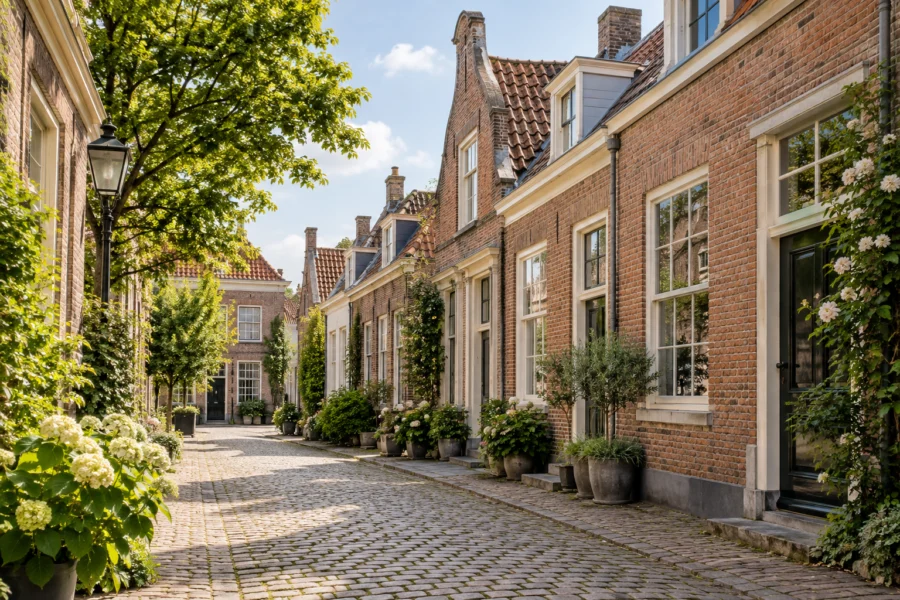 Gegenereerd sfeerbeeld van woningen, geïnspireerd op Breda