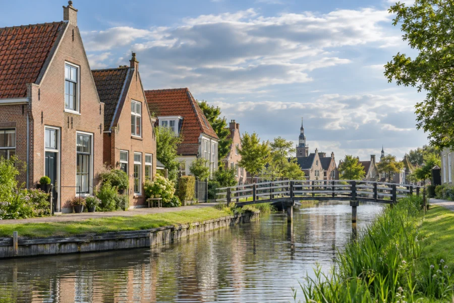 Gegenereerd sfeerbeeld van woningen, geïnspireerd op Sneek