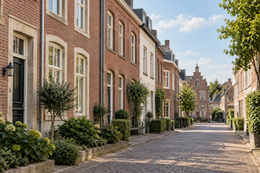 Gegenereerd sfeerbeeld van woningen, geïnspireerd op Venlo
