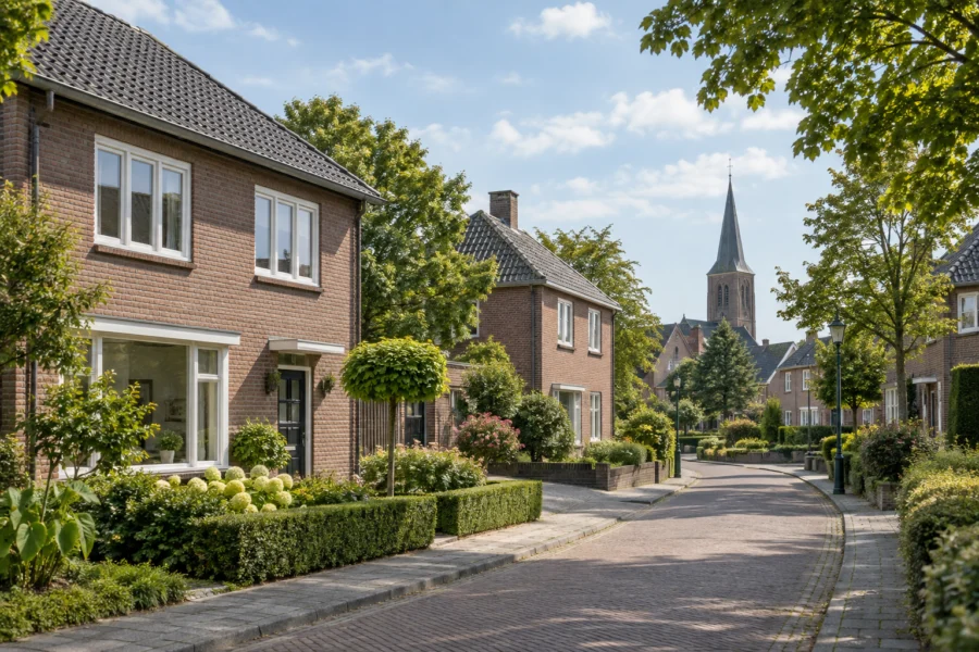 Gegenereerd sfeerbeeld van woningen, geïnspireerd op Venray