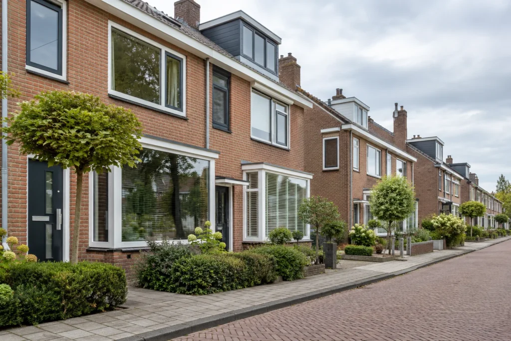 Nederlandse woonomgeving, illustratief beeld zonder specifieke locatie